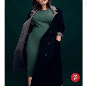 Universal standard midi dress by JCrew.